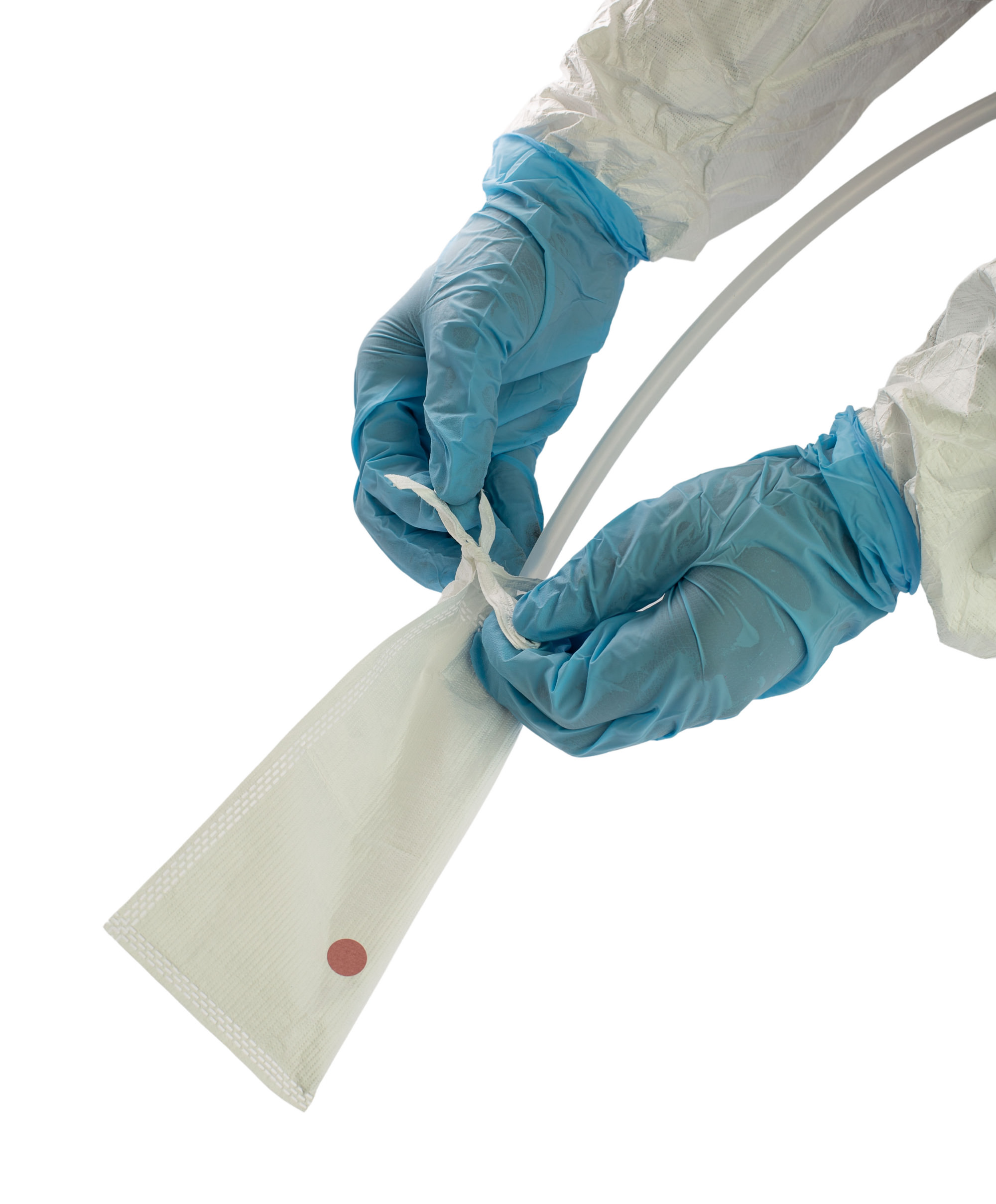 PureClean 1421B Tyvek® Filling Needle bag with Drawstring Closure