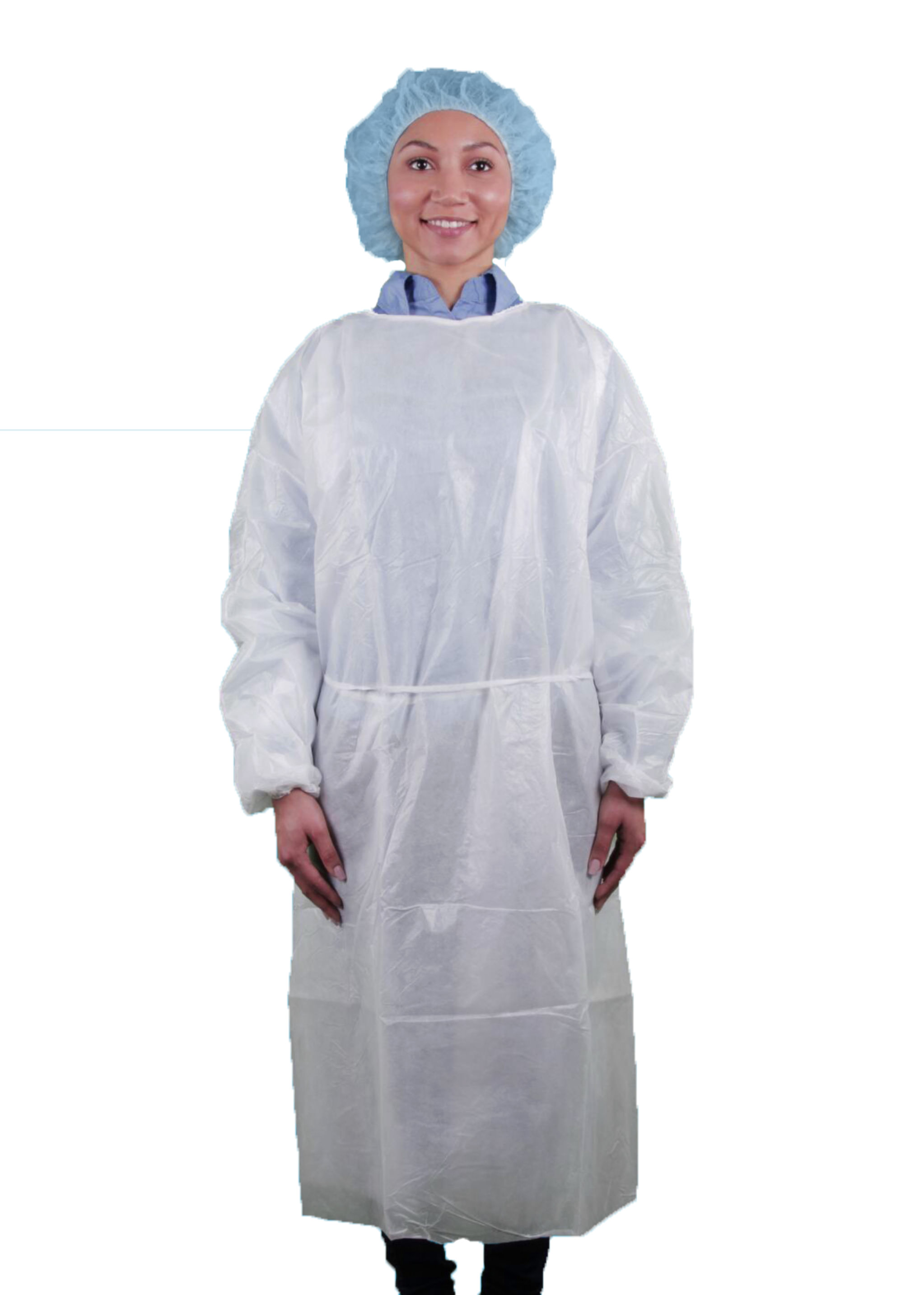 PE Laminated Polypropylene Gown