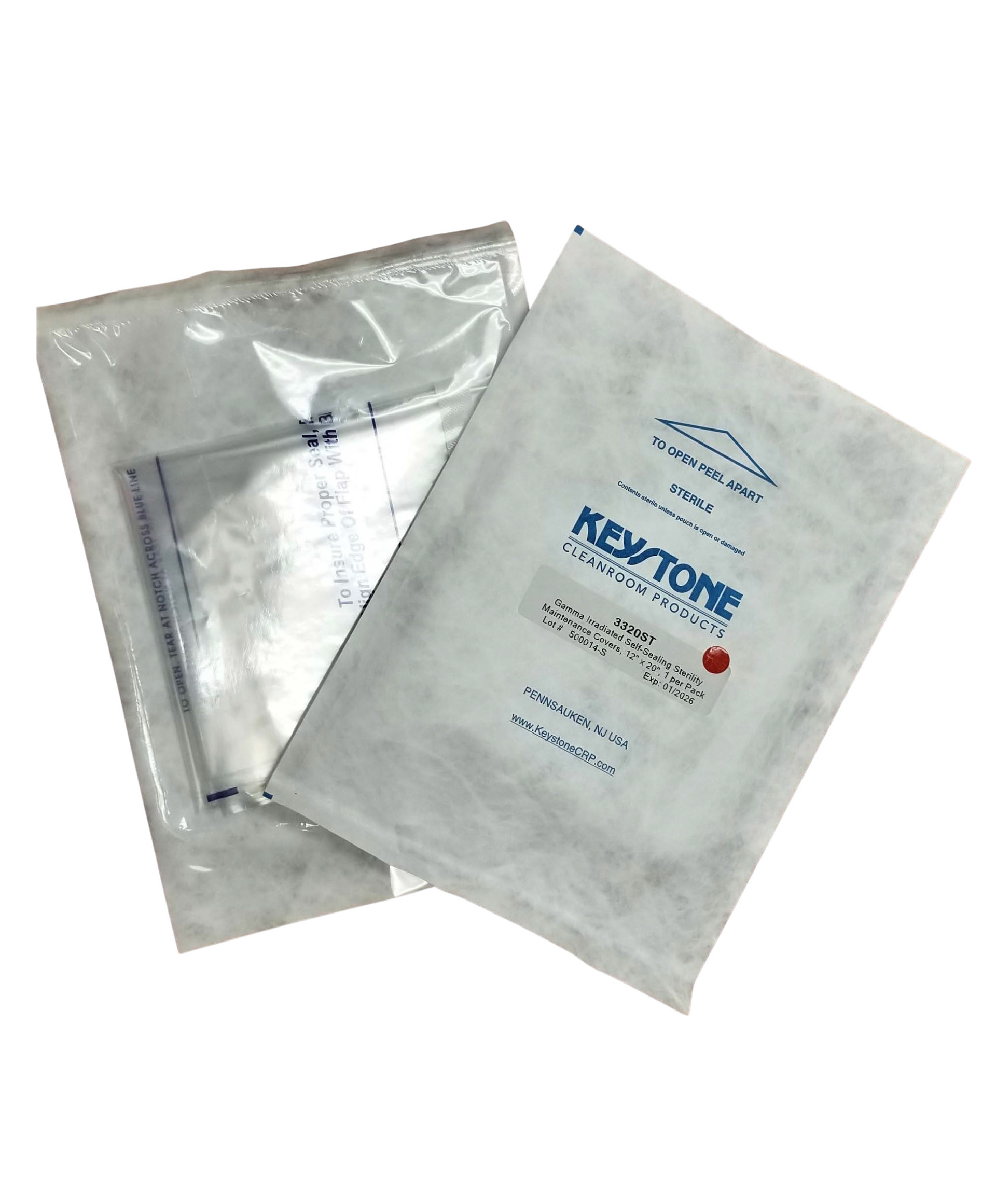 Pre-Sterilized Sterility Maintenance Bag, Heat Seal