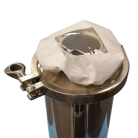PureClean™ Autoclavable Muff Cover with Tunnelized Elastic and Verify™ Window, Made with 1421B Tyvek®