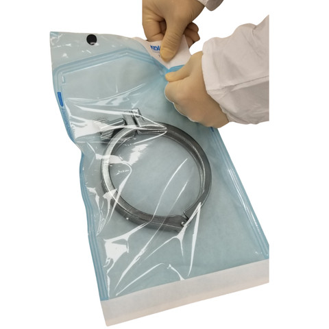 Self-Sealing Sterilization Peel Pouch, Medical Paper/Film, with Steam Indicator